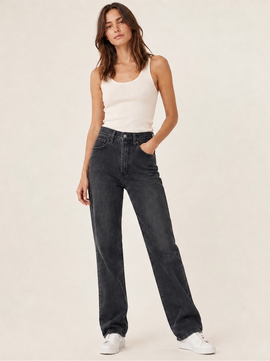 Denim Forum Denim - Aritzia Denim Forum Joni High Rise Loose Jeans 28